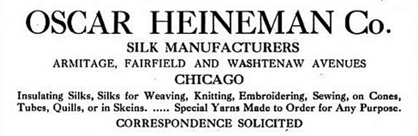 Early Oscan Heineman Co. advertisement